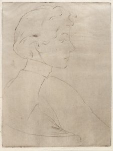 Large Head in Profile