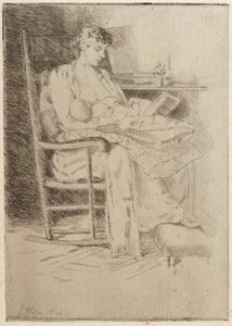 Mother and Child no. 2 by J. Alden Weir