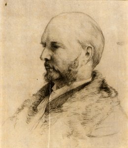 Portrait of Robert Hoe by J. Alden Weir