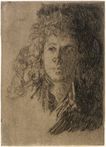 Portrait of a Girl by J. Alden Weir
