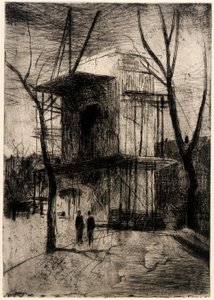 Washington Arch no. 2 by J. Alden Weir
