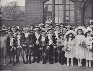 Knutsford May Day Festival, the Children by J. Benjamin Stone