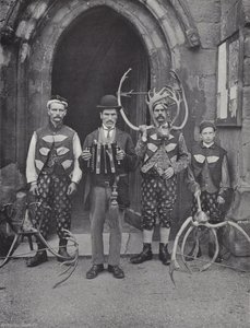 The Horn Dance, Abbots Bromley, Four of the Performers