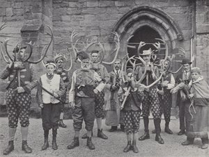 The Horn Dance, Abbots Bromley, All the Characters by J. Benjamin Stone