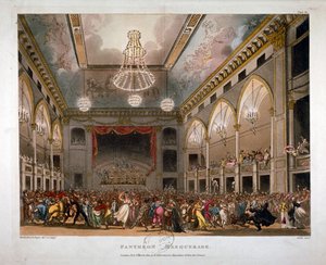The Pantheon, Oxford Street, Westminster, 1809 by J Bluck