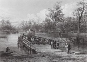 Australia: The Punt, Echuca by J. C. Armytage