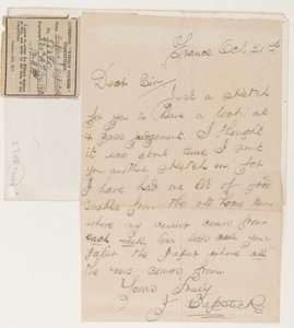 Letter to the Editor of the Liverpool Weekly Courier, 21 October 1917 by J. Capstick