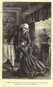 Father, I Have Not Been Good to You; But I Will Be, I Will Be, Said Esther, Laying Her Head on His Knee by J. Cooper