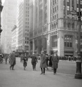 Lower Broadway, New York City, USA by J. Dearden Holmes