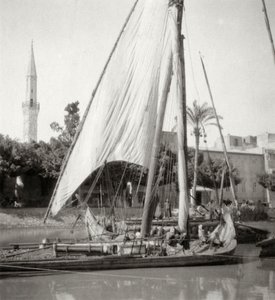 On the Mahmoudiyah Canal, Alexandria, Egypt, 20th century by J. Dearden Holmes