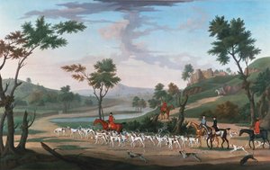 Hunting Scene on the Gallop by J. Francis Sartorius