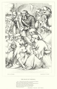 The Death of Cordelia (engraving) by J. Franklin