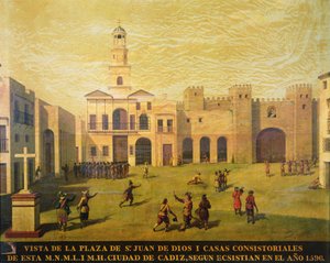 Plaza de San Juan de Dios in 1596