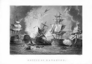 The Naval Battle of Navarino, 20th October 1827