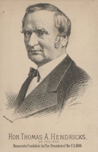 Thomas A. Hendricks of Indiana, Democratic Candidate for Vice President of the United States by J. H. and Co. Bufford
