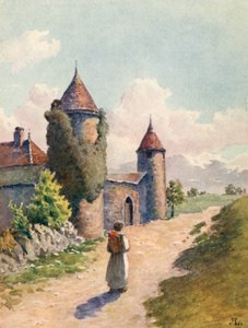 The Castle of Etrembieres, Hte Savoie, JHL by J. Hardwicke Lewis
