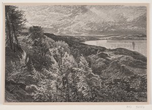 View from Munkebjerg over Vejle Fjord by J. Hildebrand