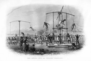The Churuk Puja or Swinging Ceremony, India, 19th Century