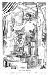 The Jupiter of Phidias, 1843 by J. Jackson
