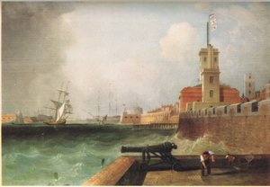 Entrance to Portsmouth Harbour by J. Lynn