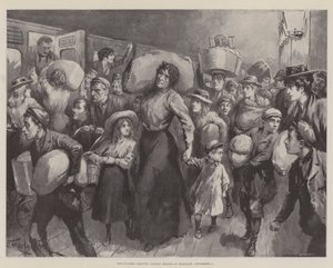 Hop-Pickers Leaving London Bridge at Midnight, 1 September