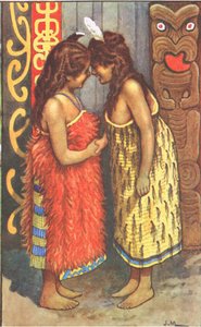 Maori Girls, from MacMillan School Posters, c.1950-60s