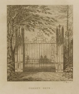 Garden Gate at Strawberry Hill by J. Morris