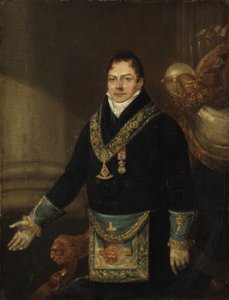 Augustus Frederick, Duke of Sussex as Grand Master by J. Naish