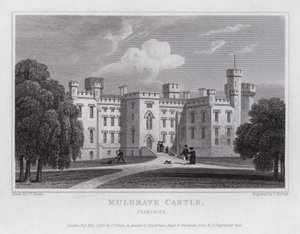 Mulgrave Castle, Yorkshire by John Preston Neale