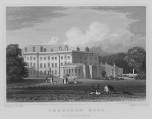 Trentham Hall, Staffordshire by John Preston Neale
