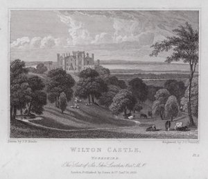 Wilton Castle, Yorkshire, the Seat of Sir John Lowther by John Preston Neale