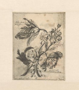Flowers Tied with a Ribbon by J. Porteret