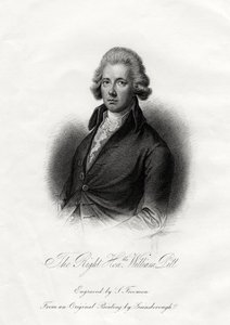 William Pitt the Younger, British statesman by J. Posselwhite
