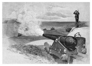 25 Ton Gun at Middle Head, Sydney, New South Wales, Australia by J. R. Ashton