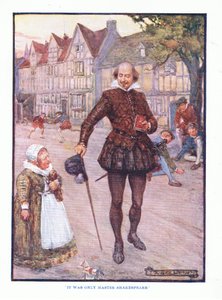 It was only master Shakespeare