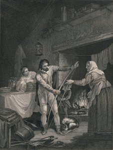 Alfred in the Neatherds Cottage