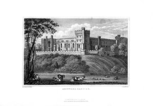 Arundel Castle, West Sussex, 1829