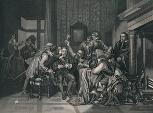 Charles The First In The Guard Room by J. Rogers