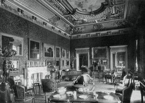 The drawing-room, Montagu House, 1908 by J Russell and Sons