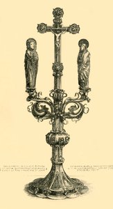 Branched altar cross