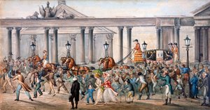 Carlton House, Westminster, London, 1821 by J Sidgwick