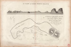A chart of Lord Howe Island
