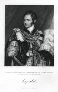 Prince Leopold of Saxe-Coburg-Saalfeld by J. Thomson