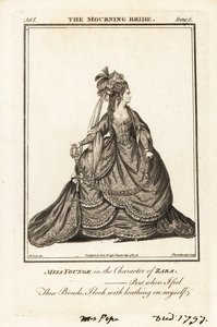 Miss Elizabeth Younge in the character of Zara in William Congreve’s The Mourning Bride by J. Thornthwaite