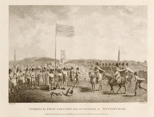 Charles the First Erecting his Standard at Nottingham by J. Throsby