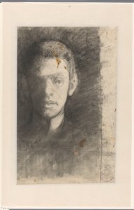 Portrait of a man by Jac van Looij