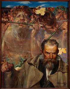 The History of the Song - Portrait of Adam Asnyk by Jacek Malczewski