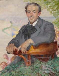 Portrait of Marcin Samlicki by Jacek Malczewski