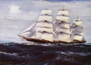 Clipper Ships: Benvenue by Jack (after) Spurling