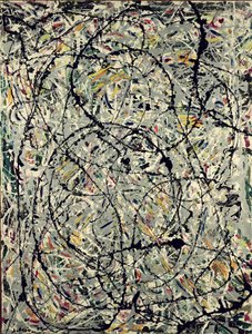 Undulating Paths by Jackson Pollock